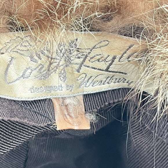 Vintage Lord & Taylor Union Tag Racoon Fur Hat - Picture 5 of 5